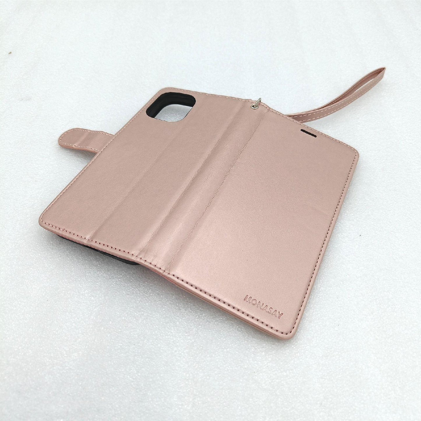 MONASAY iPhone 12 Pro Max Hülle Silikon Wireless Schutz Smartphone