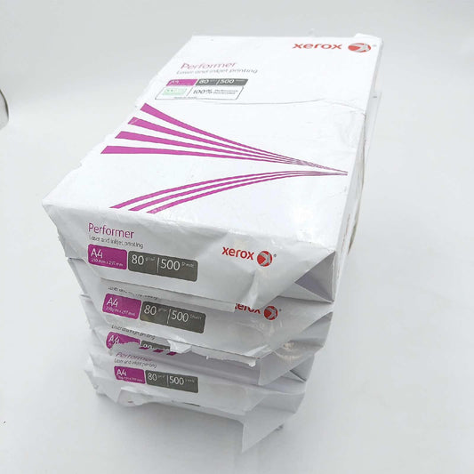 Xerox Performer Multifunktions-Papier, 80 g m², A4, 1 Karton, 5 Packungen, 2.500 Blatt 003R90649 Weiß