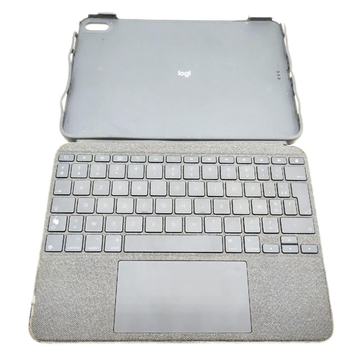 Logitech Combo Touch iPad Air (4. und 5. Gen - 2020, 2022) Keyboard Case, Französisches AZERTY-Layout - Grau