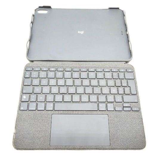 Logitech Combo Touch iPad Air 4 5 Gen Tastatur Case Grau Defekt startet nicht