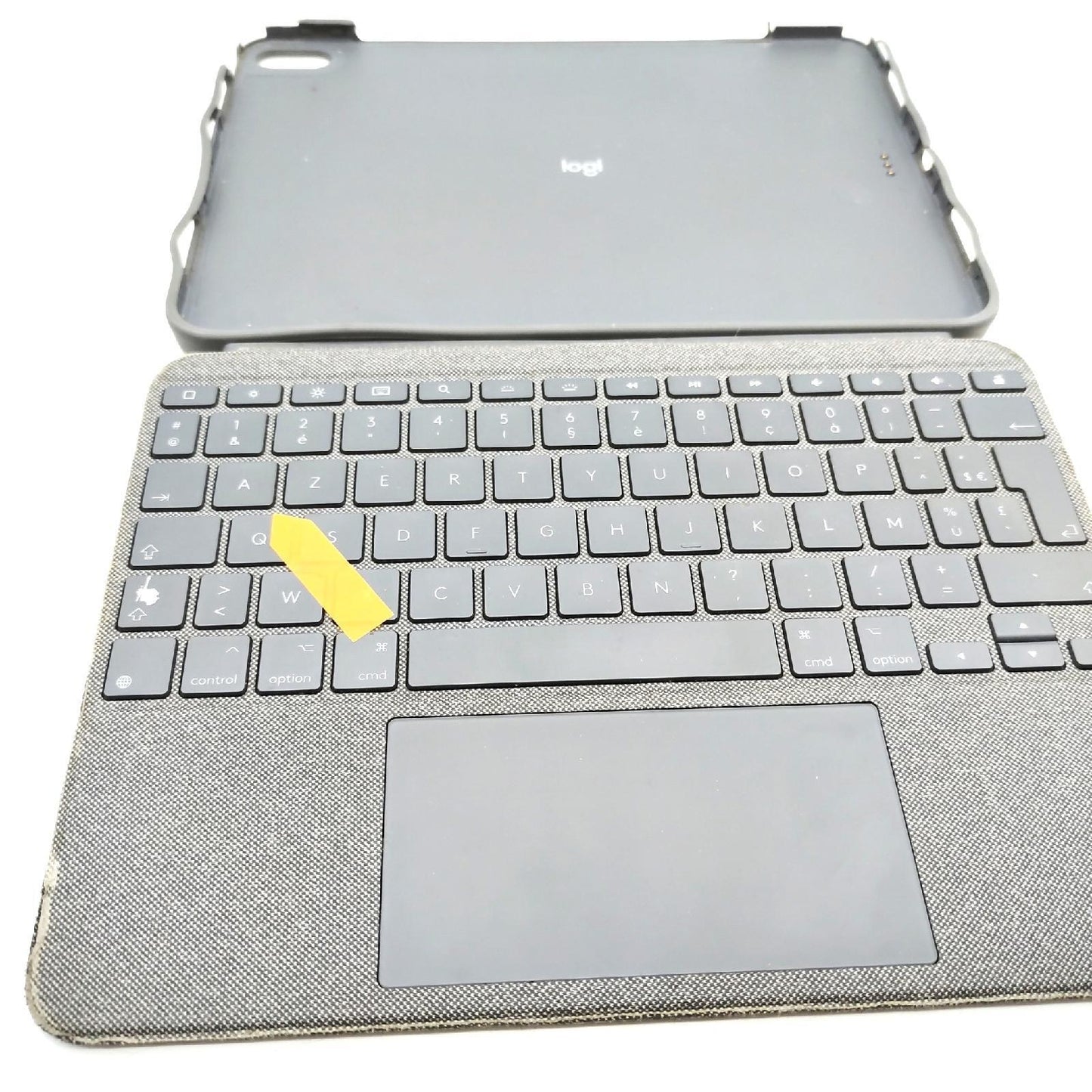 Logitech Combo Touch iPad Air (4. und 5. Gen - 2020, 2022) Keyboard Case, Französisches AZERTY-Layout - Grau