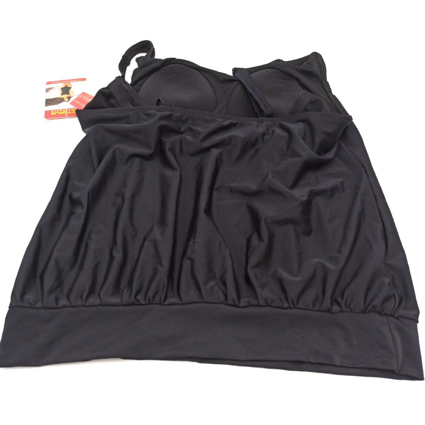 Octopus Tankini Badebekleidung Oversize F5465 Bauchweg Schwarz High Waist Eleganz