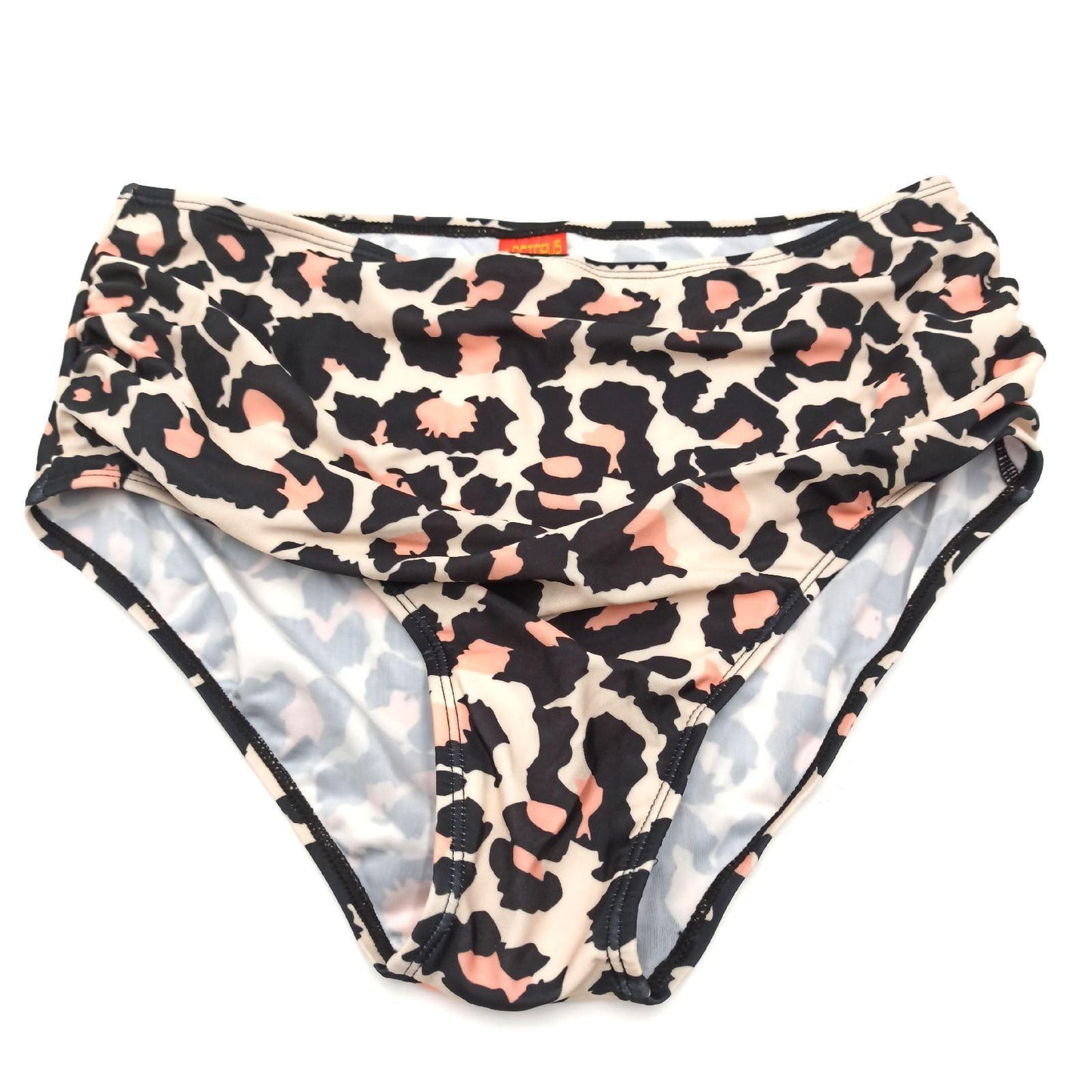 Octopus Tankini Badebekleidung Oversize F5465 Bauchweg Schwarz High Waist Eleganz