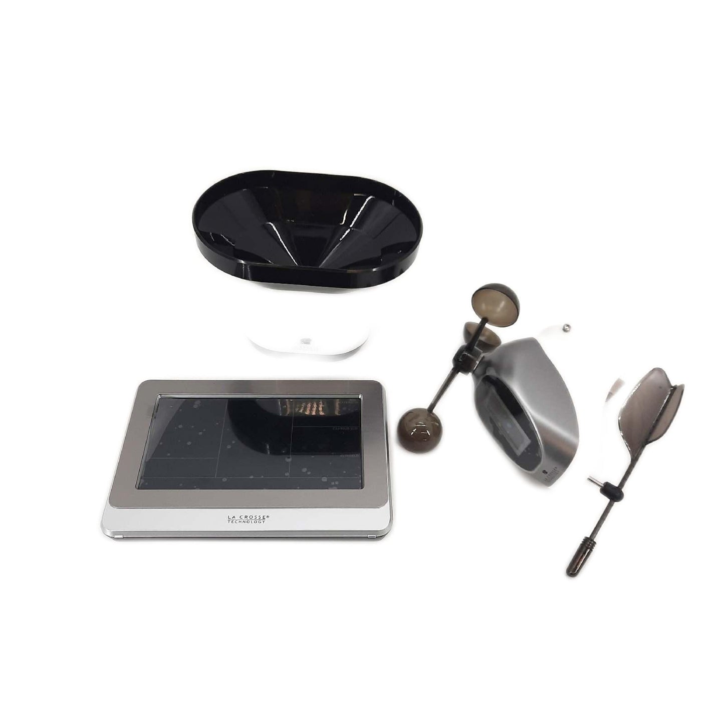 La Crosse Technology WS6869 Wetterstation Wifi Verbindung Weiß Silber Profi Qualität