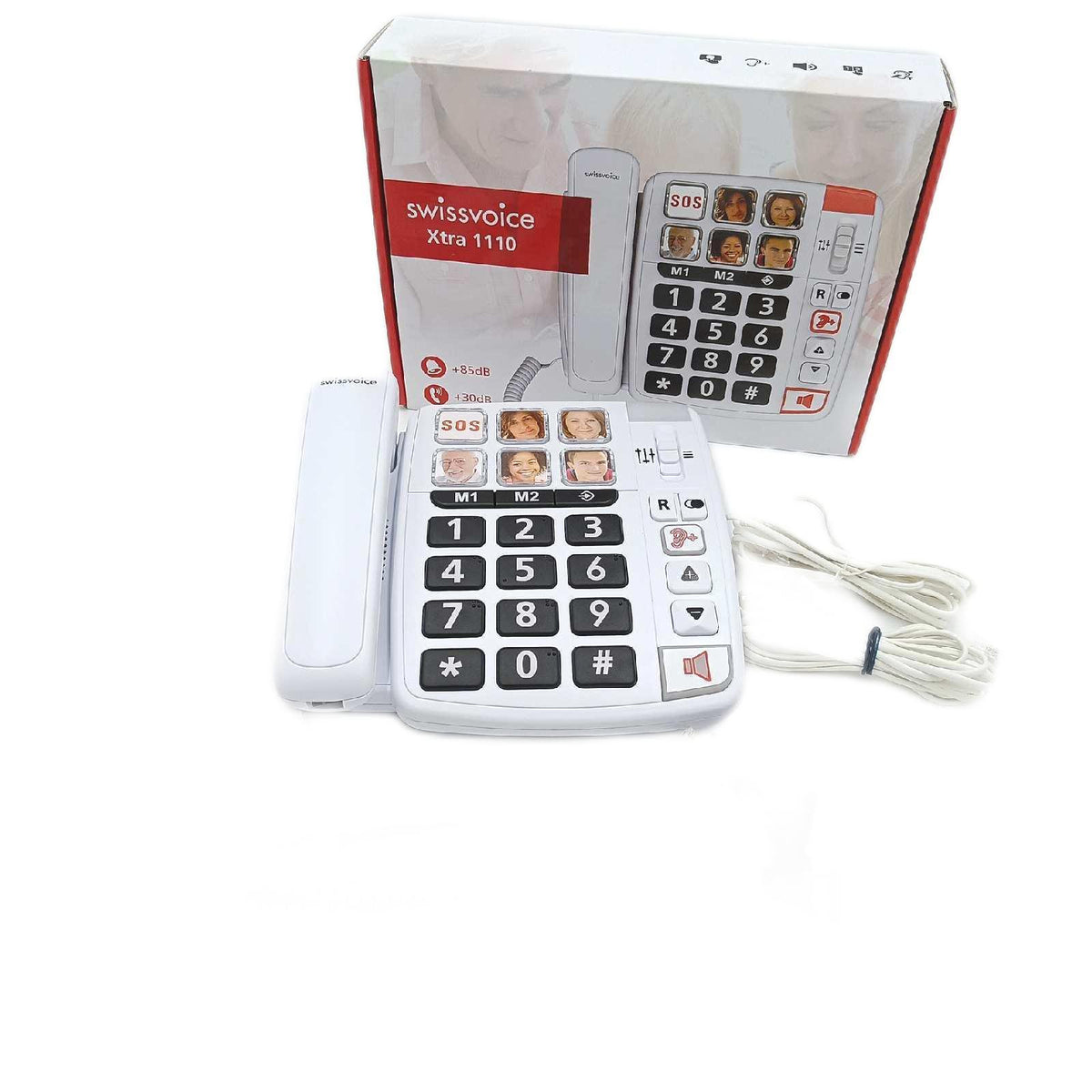 Swissvoice SwissvoiceXtra 1110 Telefon mit Schnur weiss ATL1418644