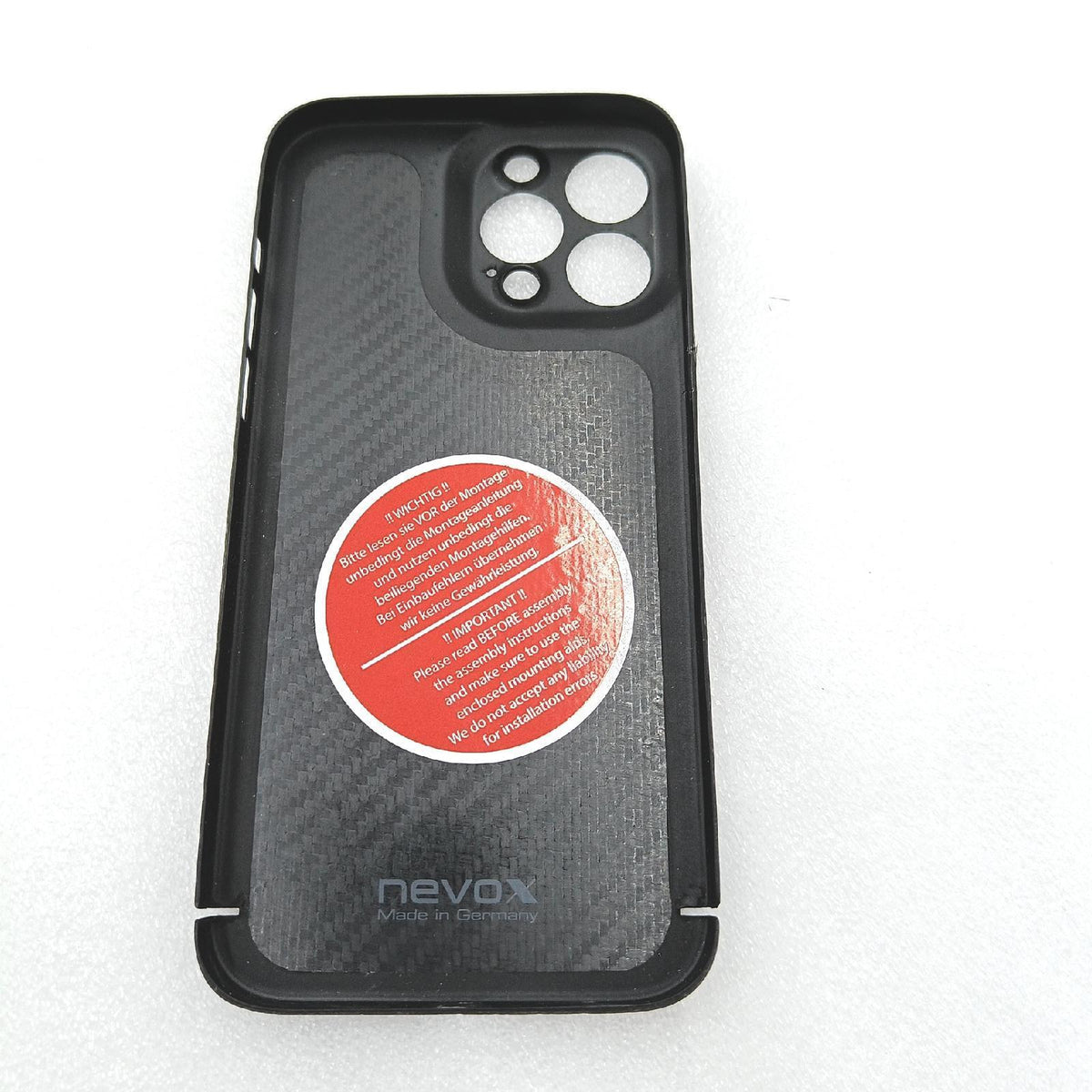 Nevox CarbonSeries Cover für iPhone 13 Pro Max  [High-Tech-Fasern] Carbon  Aramid und Vectran - Made in Germany -