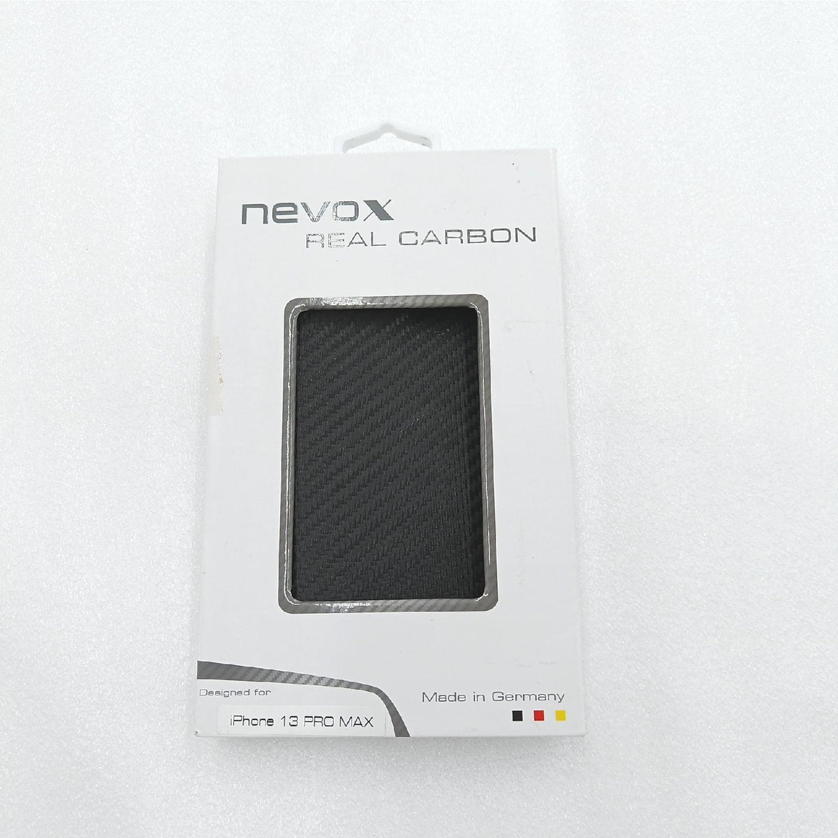 Nevox CarbonSeries Cover für iPhone 13 Pro Max  [High-Tech-Fasern] Carbon  Aramid und Vectran - Made in Germany -