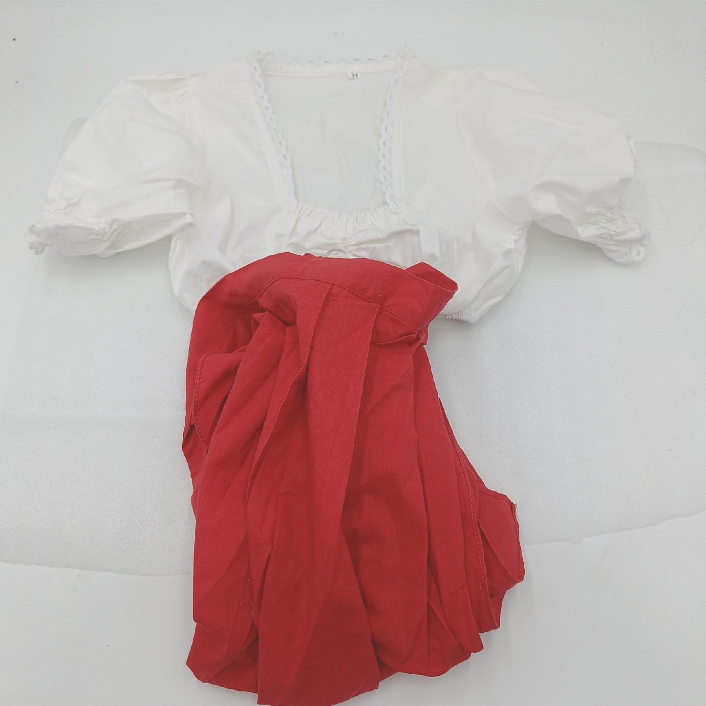 Donnerlittchen Mini Dirndl Damen Trachtenmode Lucy Hellblau Weiss Kariert Tradition