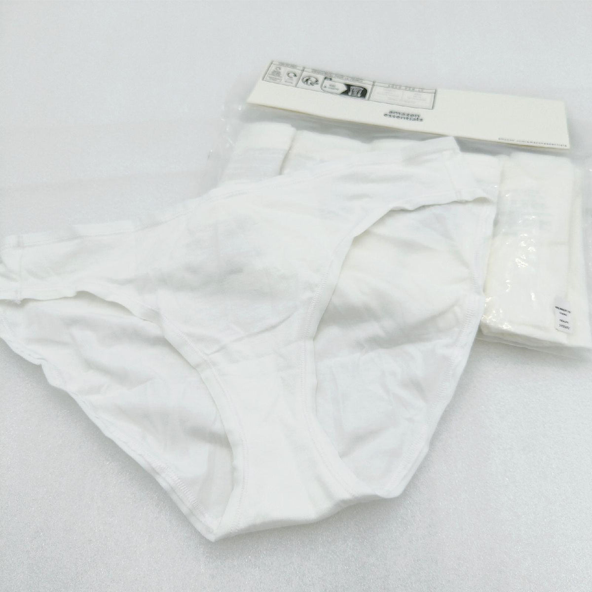 Amazon Essentials Damen Unterwäsche Bikini Slips Baumwolle in Übergröße erhältlich  6er Pack  Weiß  40