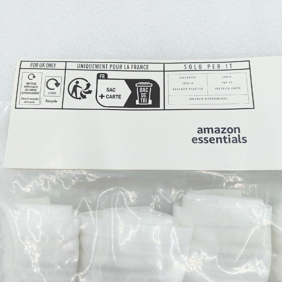 Amazon Essentials Damen Unterwäsche Bikini Slips Baumwolle in Übergröße erhältlich  6er Pack  Weiß  40