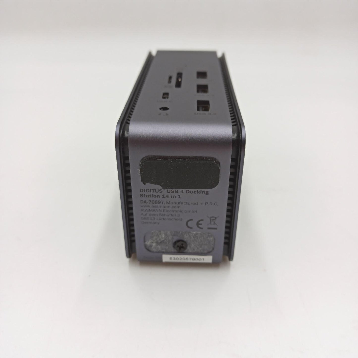 Digitus Dockingstation USB 40 8K USB C Grau Schwarz keine Funktion