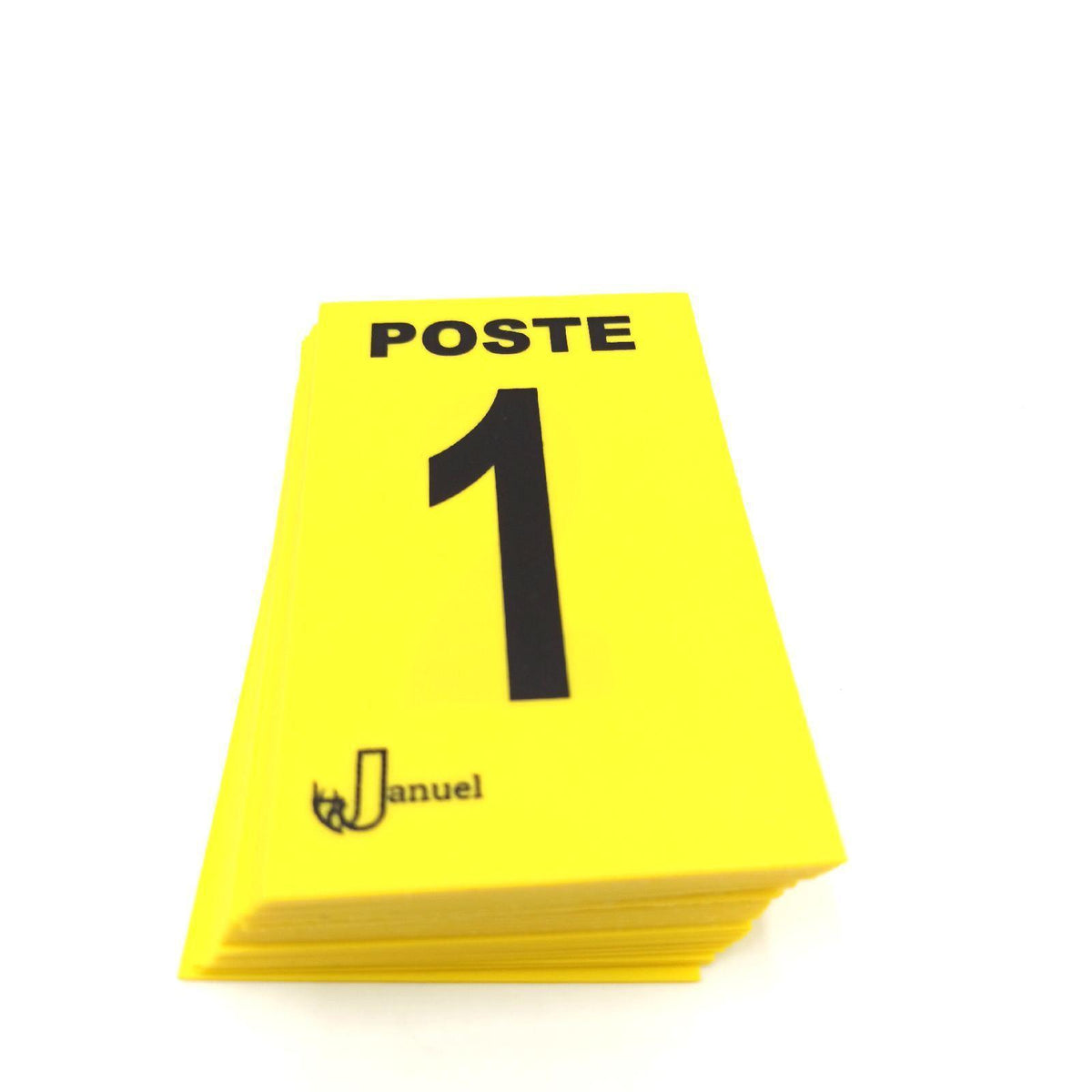Januel – Postkarten für Jagd  Jagd  Jagd  Jagd  Jagd  24 nummerierte Postkarten  3 neutrale Karten  6 x 10 cm  weiches PVC  Gelb
