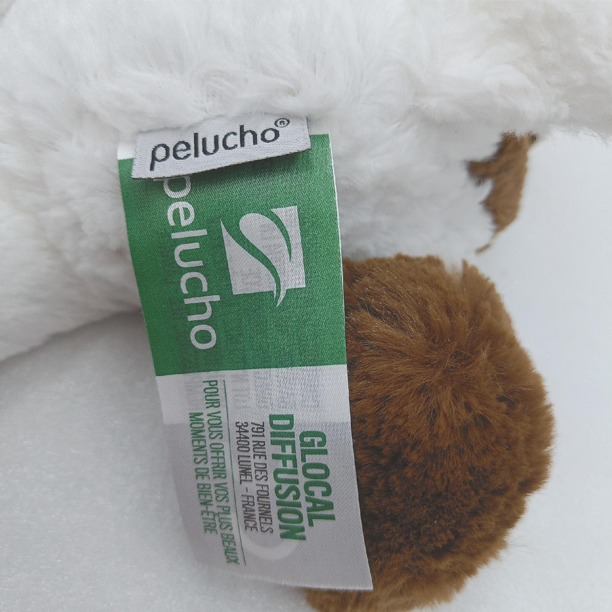 PELUCHO Flauscho Kuh mit Wärmekissen  PELV  Weiß  Braun