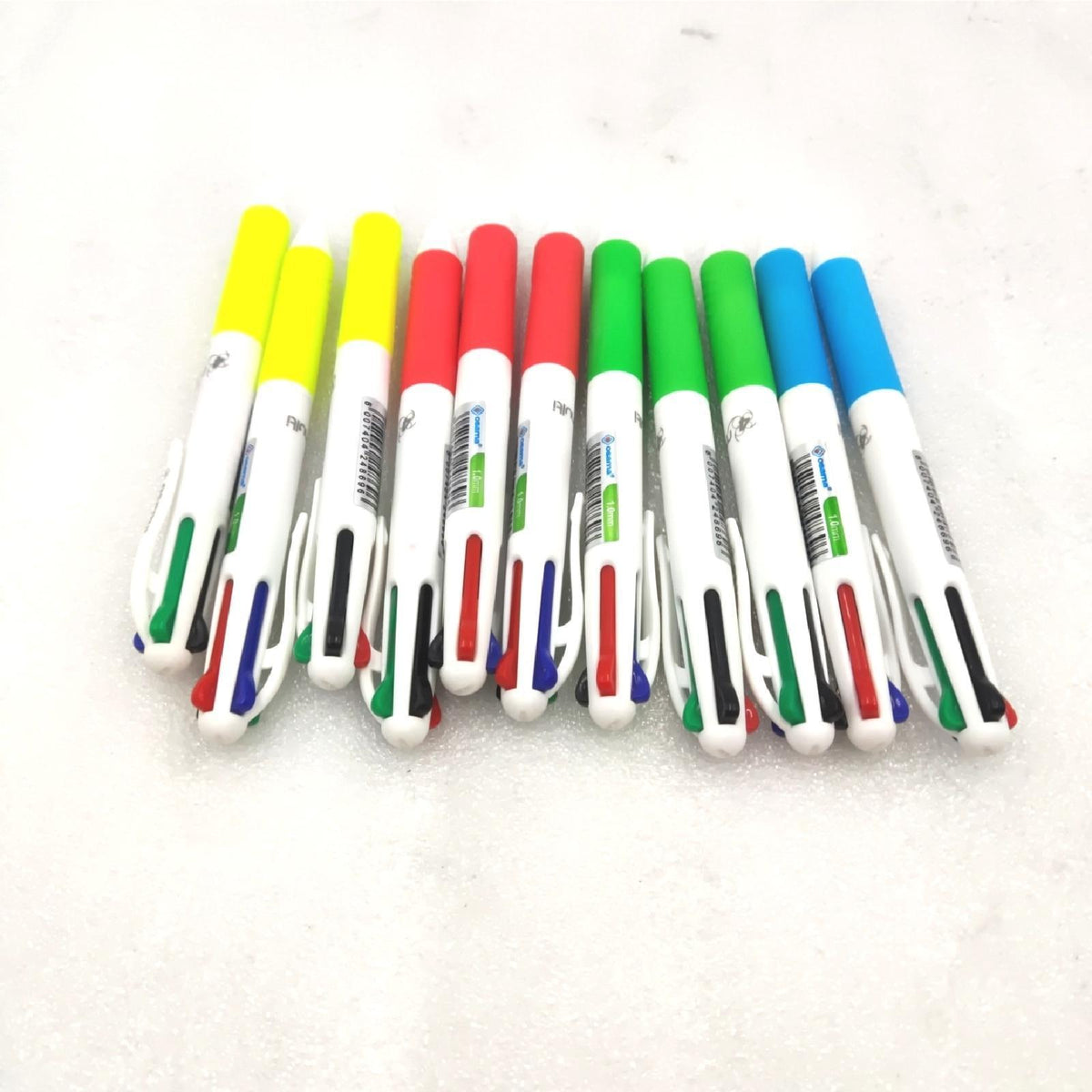 Osama 4 Multi Set Druckkugelschreiber 4 Farben 12 Stück ein Stift