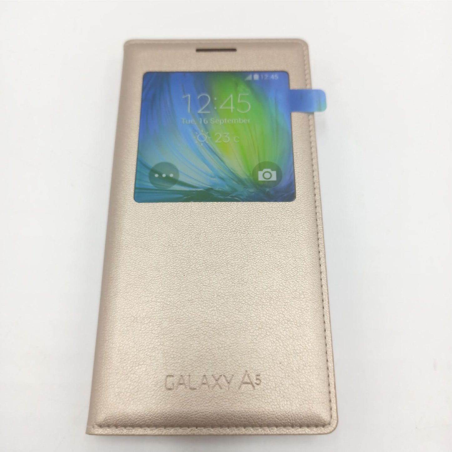 Samsung S View Cover für Galaxy A5, gold (nicht für A5 "2016" geeignet)