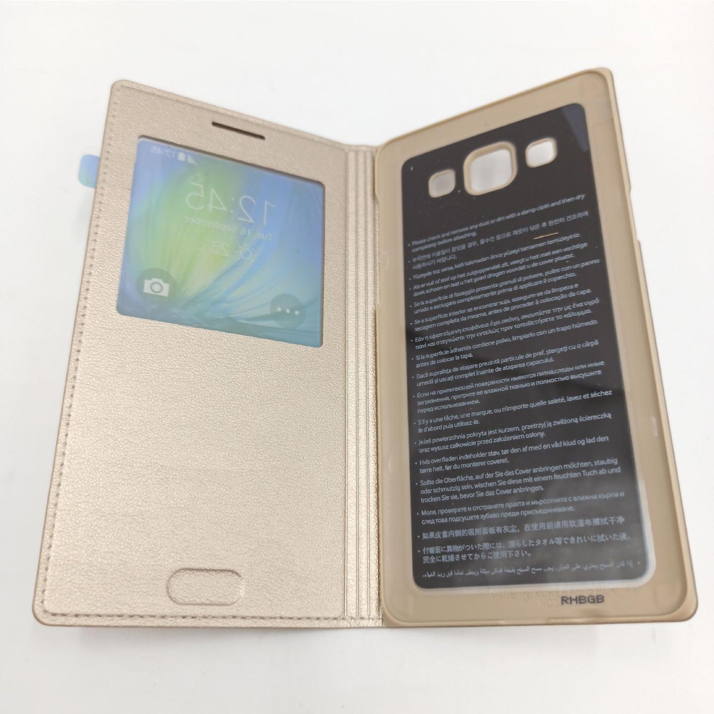 Samsung S View Cover für Galaxy A5, gold (nicht für A5 "2016" geeignet)