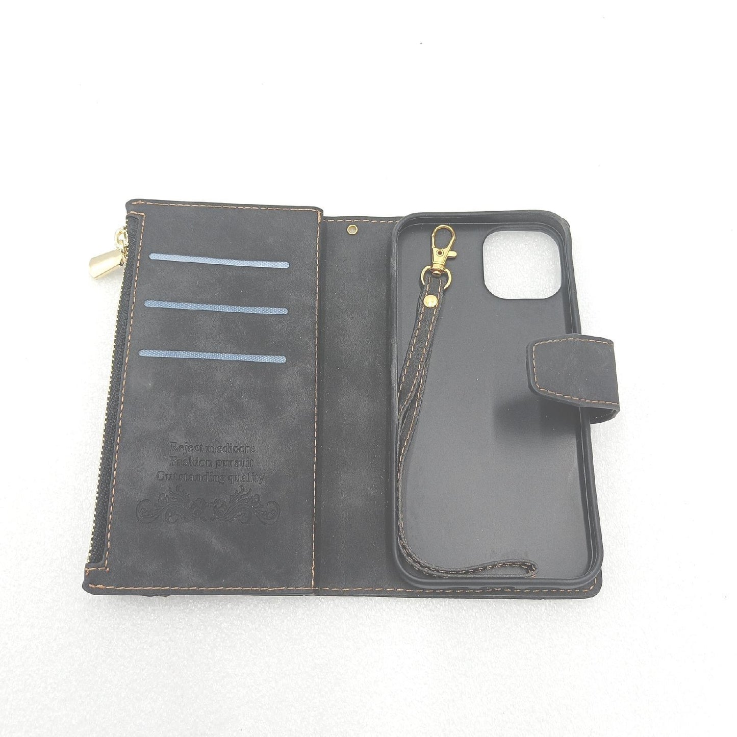 ZCDAYE iPhone 13 Wallet Case Flip Folio Stand Cover Leder 9 Taschen 10.04 Smartphone Hülle Luxus