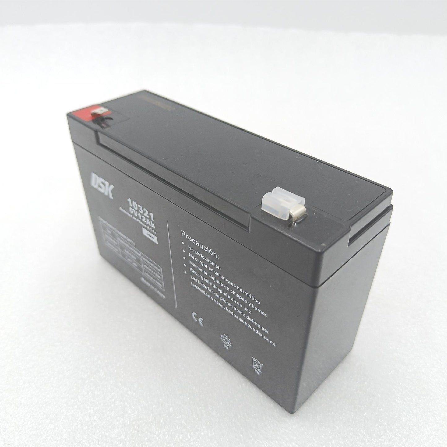 DSK Batterie AGM Blei Säure DSK 10321 6V 12 Ah langlebig wartungsfrei leistungsstark