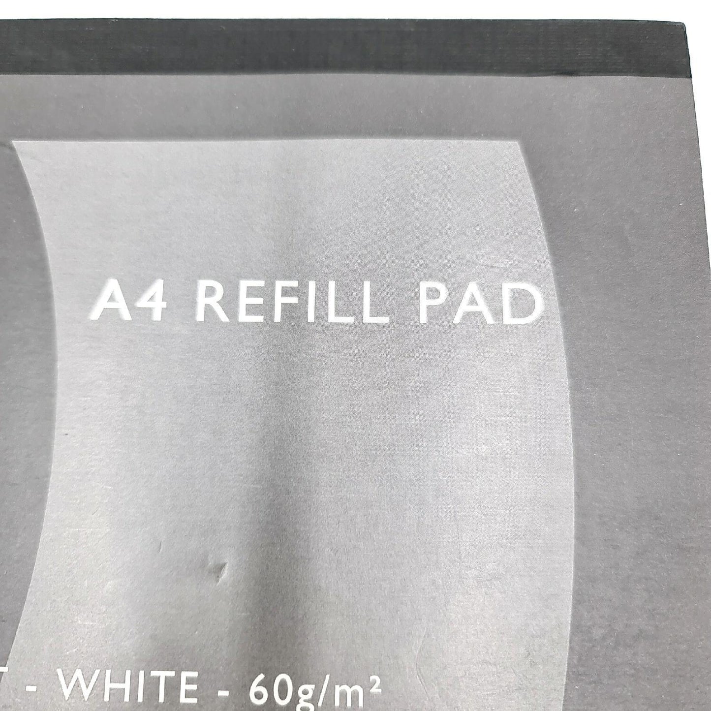 Q Connect A4 Refill Pad weiß fein liniert 2 gelocht 160 Seiten leichte Versch