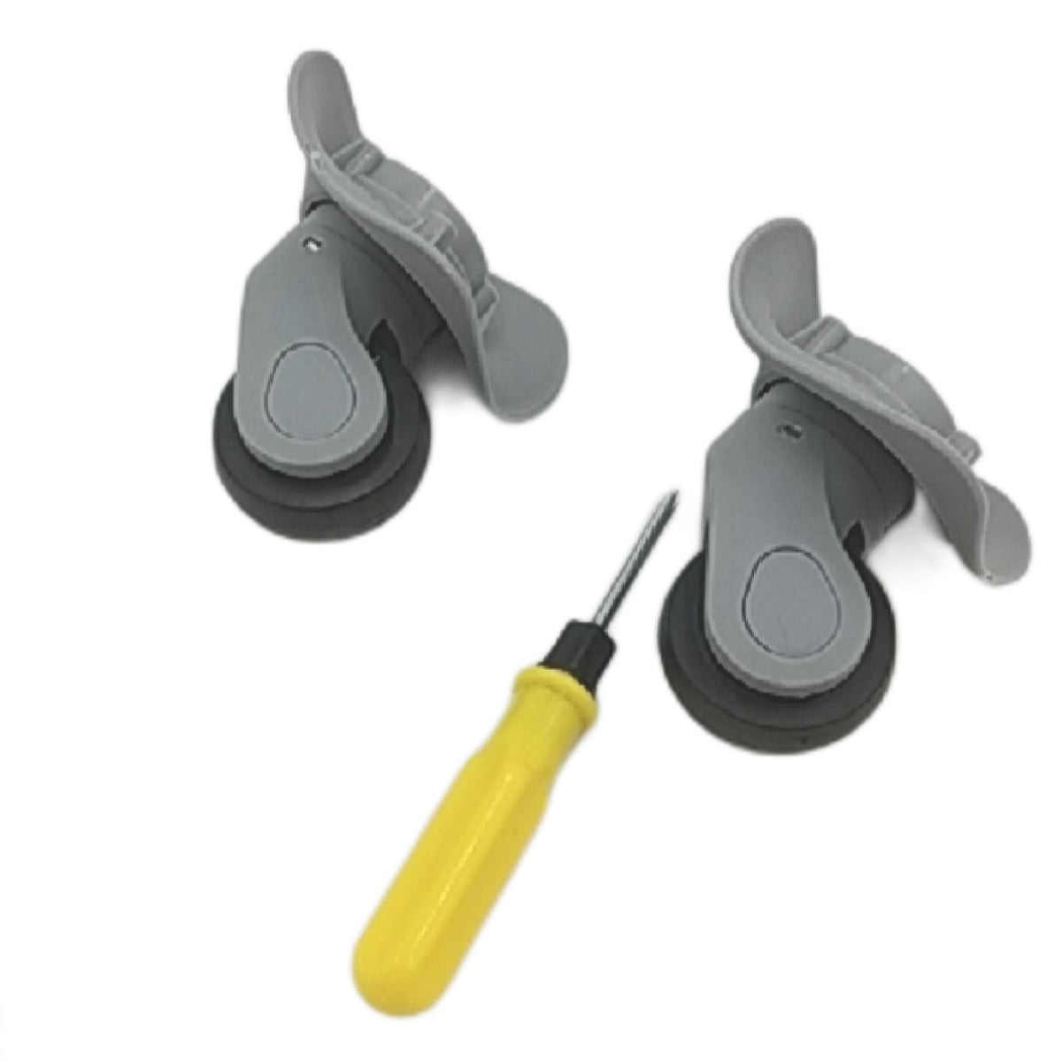 Yibuy Ersatzräder Gepäckrollen DIY 91x97x49mm links rechts Set