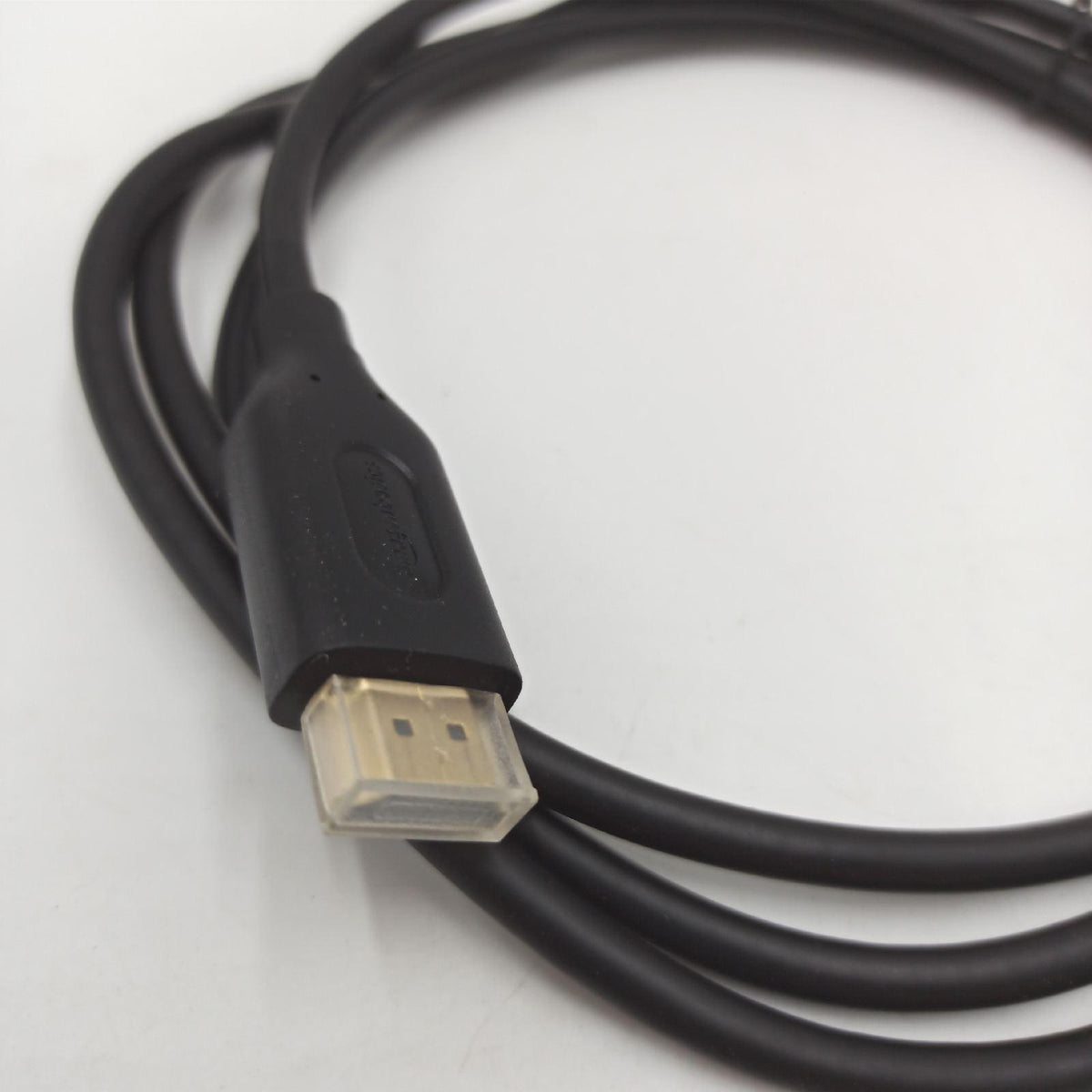 Amazon Basics DisplayPort (Quelle) auf HDMI (Display)-Kabel, unidirektional, 4K bei 30 Hz, 1920 x 1200, 1080 P, vergoldete Stecker, 1.8 m, Schwarz