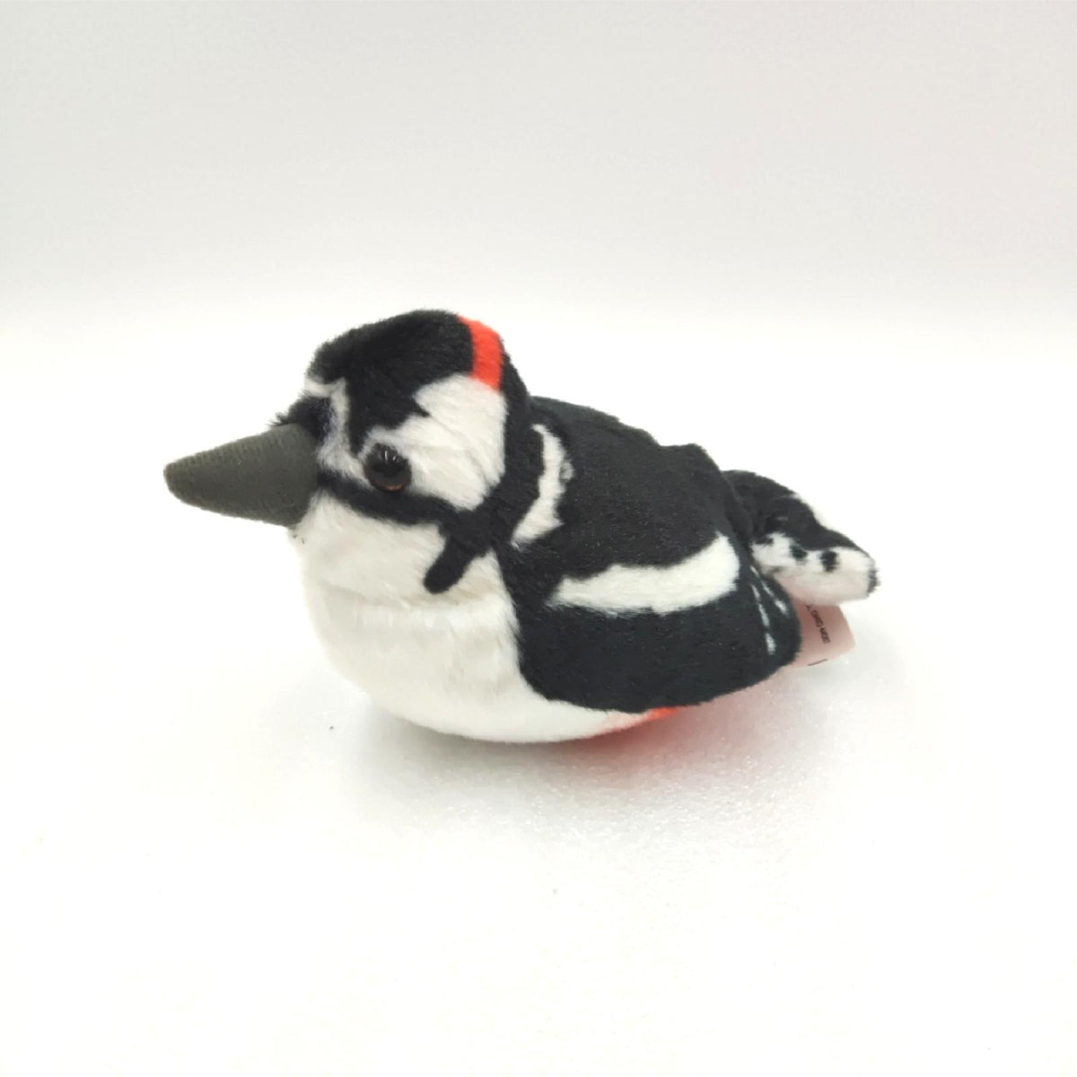 Wild Republic BIRD19501 GROSSFARBIGES Holz Plüschtier  19501  Schwarz/Weiß  13-16 cm
