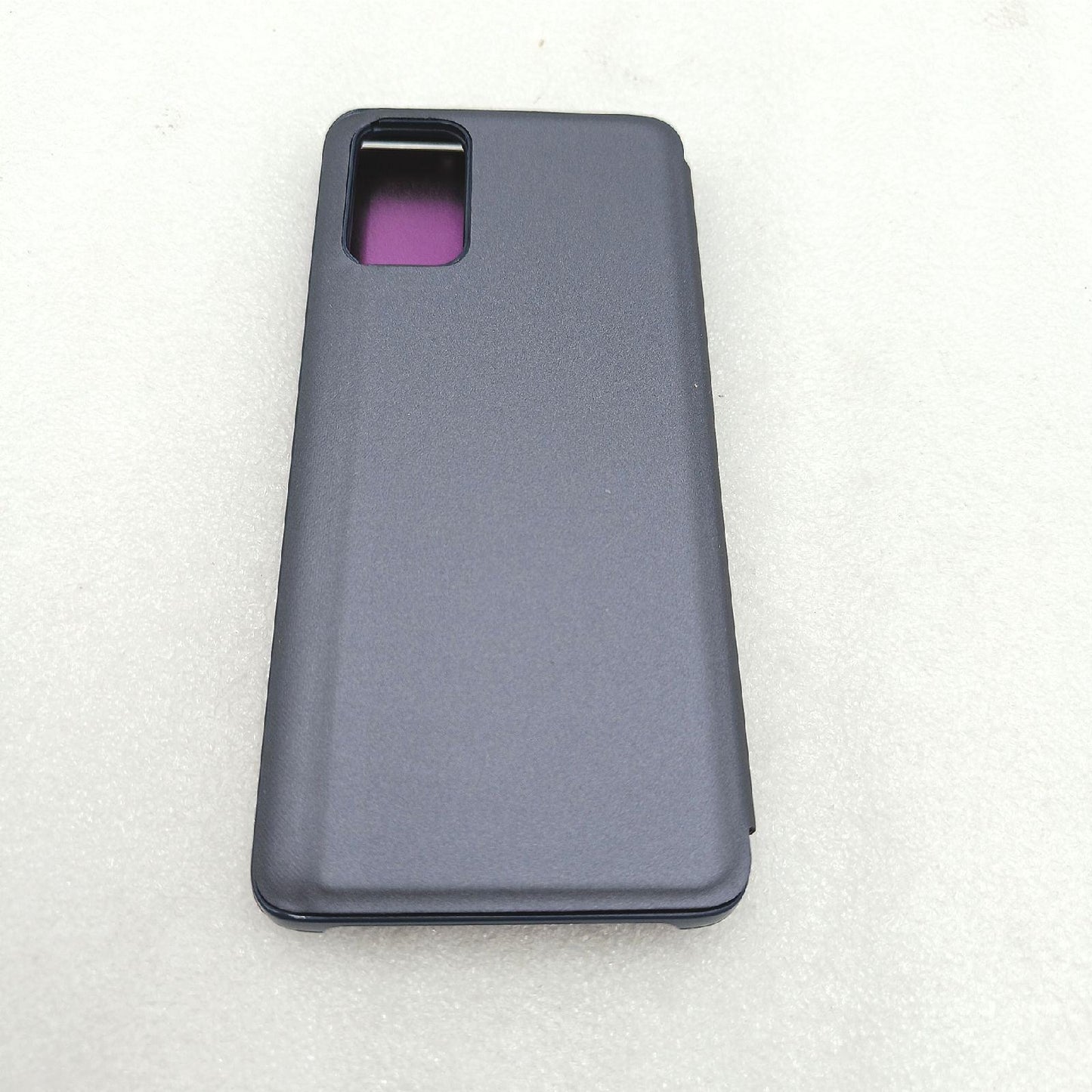 MLOTECH Hülle Smartphone Zubehör Samsung S20 Plus Flip Transparent Spiegelfunktion Schutz