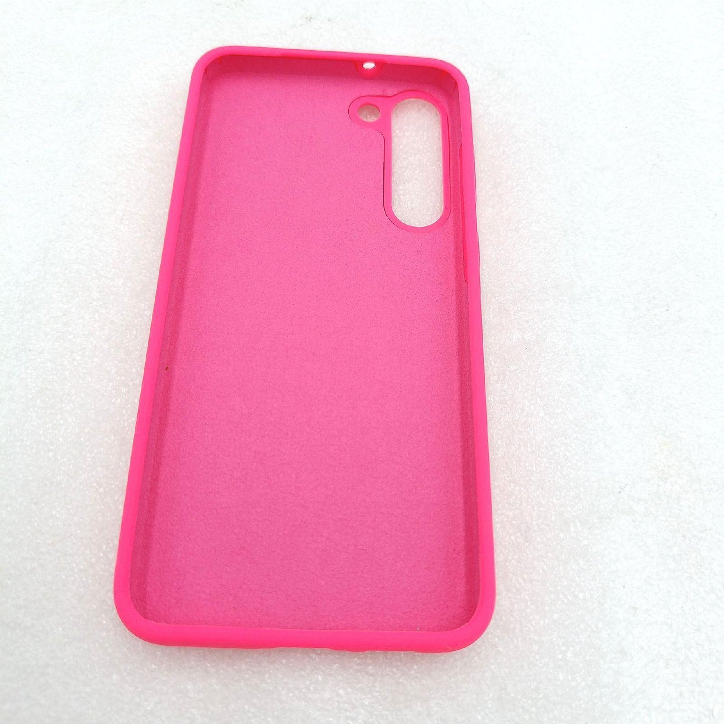 kwmobile Handyhülle Schutz Samsung Galaxy S23 Plus Case Silikon Kabelloses Laden Neon Pink