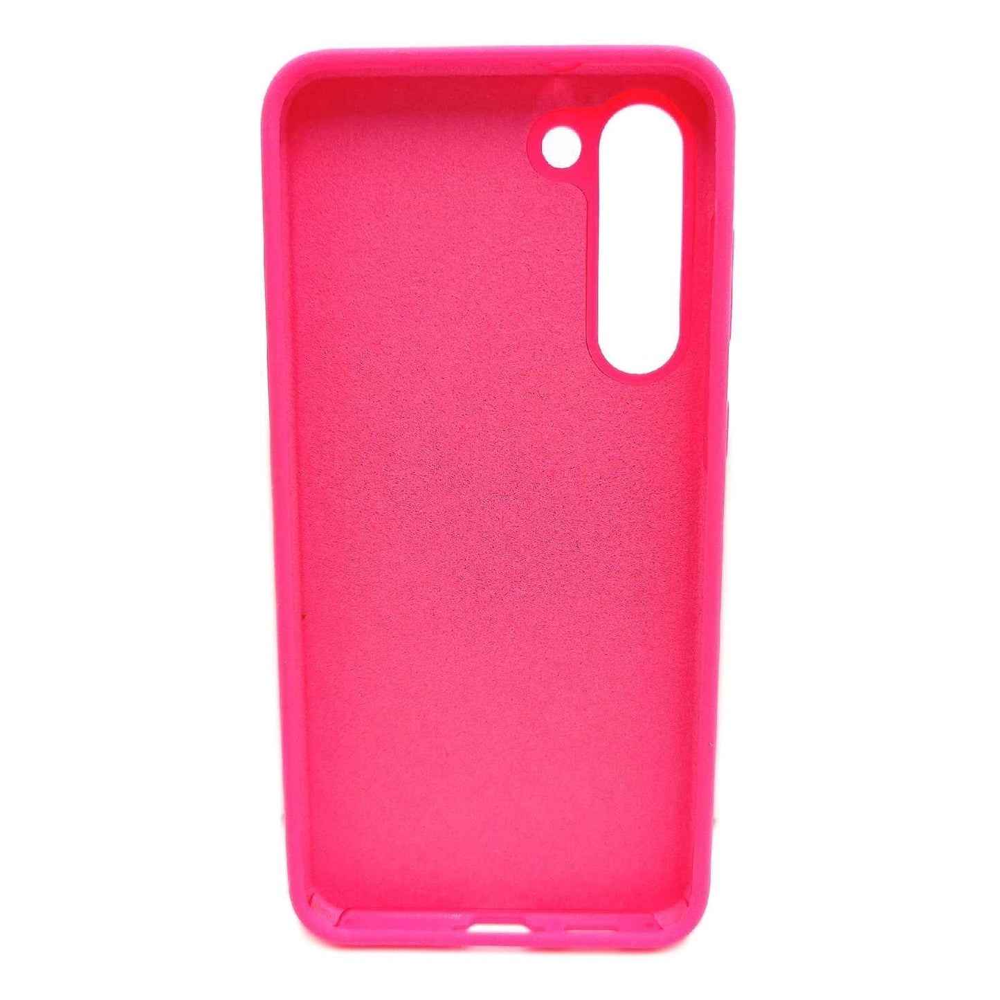 kwmobile Handyhülle Schutz Samsung Galaxy S23 Plus Case Silikon Kabelloses Laden Neon Pink