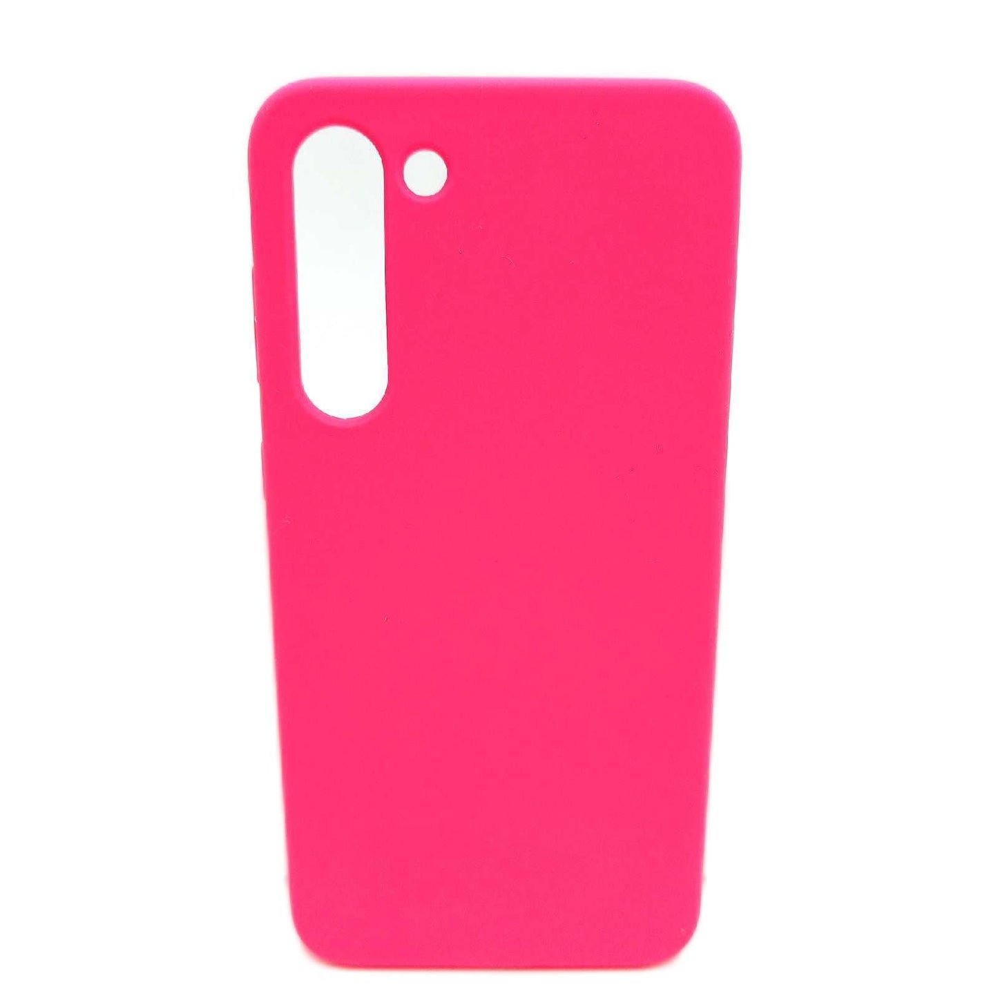 kwmobile Handyhülle Schutz Samsung Galaxy S23 Plus Case Silikon Kabelloses Laden Neon Pink