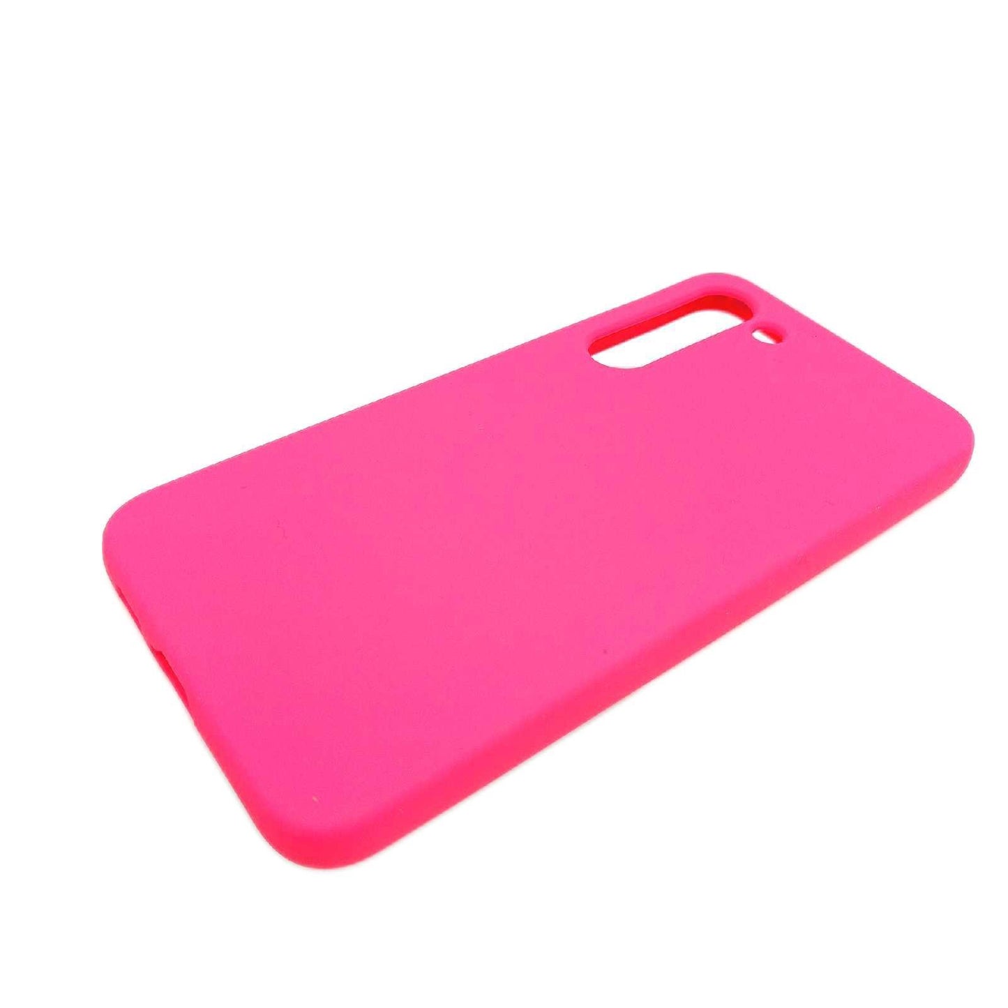 kwmobile Handyhülle Schutz Samsung Galaxy S23 Plus Case Silikon Kabelloses Laden Neon Pink