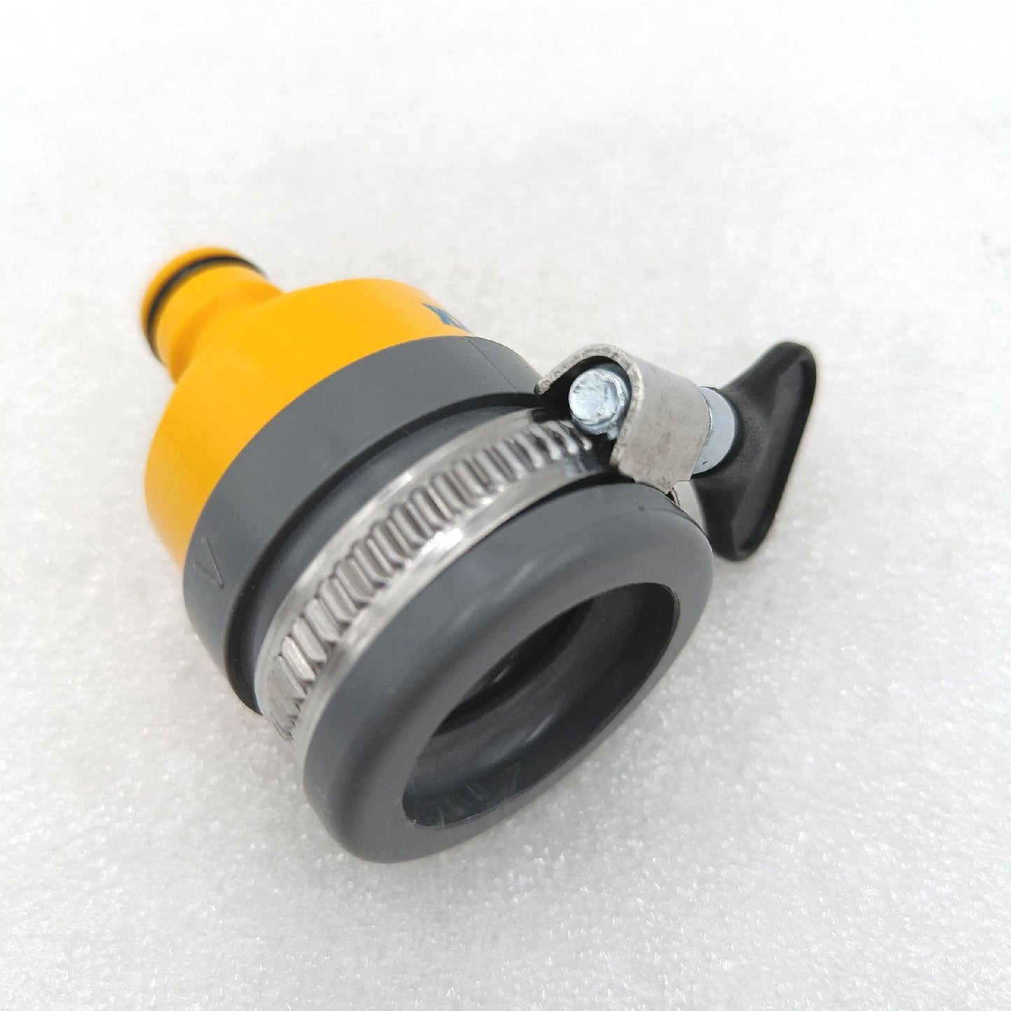 HOZELOCK - Runder Anschluss mit Innengewinde Ø 20mm -24mm: Für moderne Küchenarmaturen ohne Gewinde, Verstellbare Edelstahlklemme, Einfache und dichte Verbindung [2177P9000]
