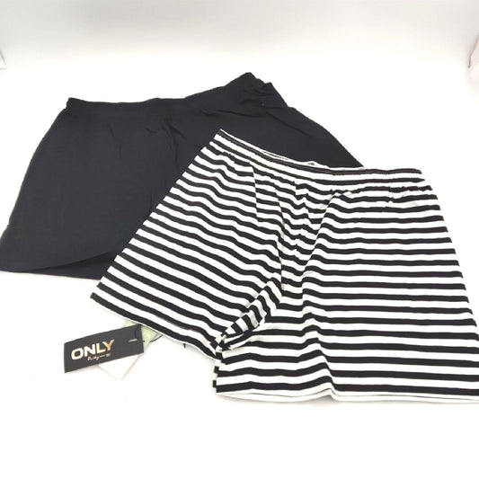 ONLMAY HIGH Waist Stripe Shorts JRS 2PK