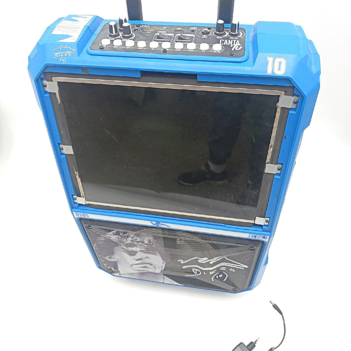 Canta Tu D10S Professionelles Karaoke System Mikrofon fehlt Gebrauchsspuren