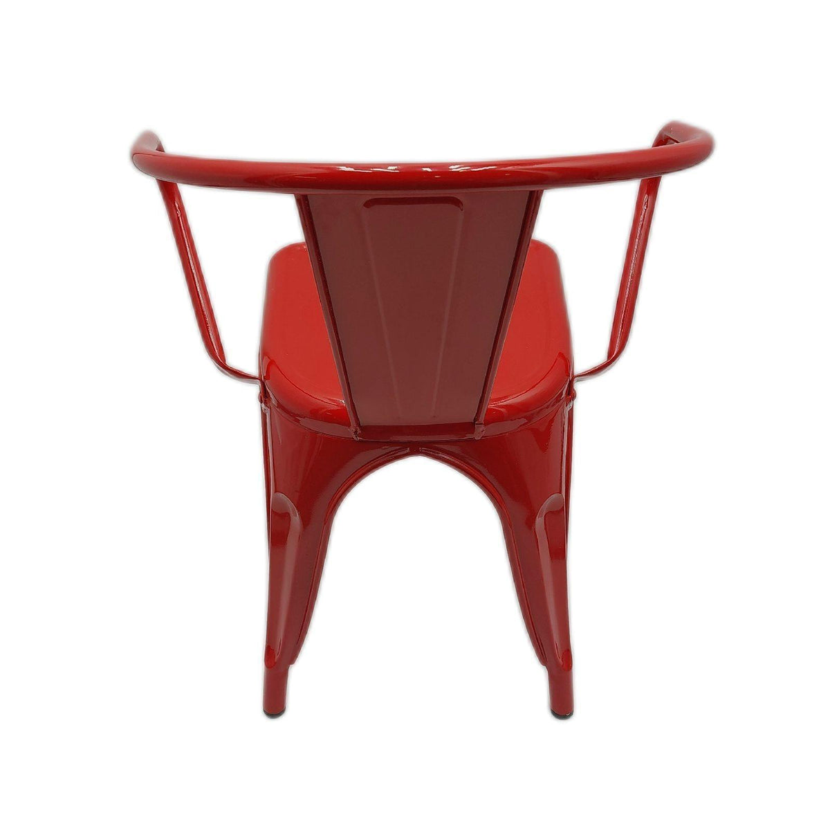 Flash Furniture Metallstuhl Sitzgelegenheit Roy rot stapelbar für drinnen und draußen robust bequem
