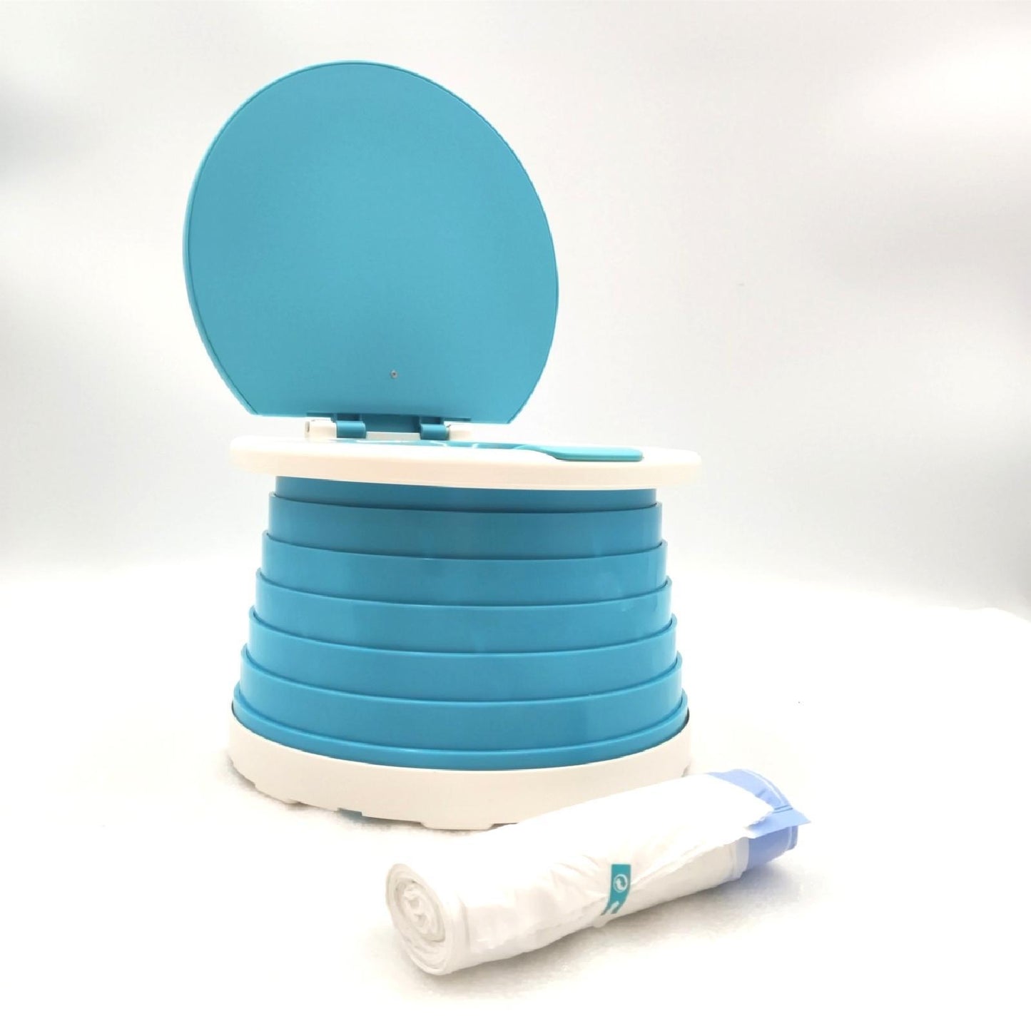 Töpfchen Für Kinder Baby Toilettensitz Reisezubehör Ab 1 Jahr Faltbar Training Jungen Mädchen Windelfrei Auto Klapptöpfchen 15 Potty Liners