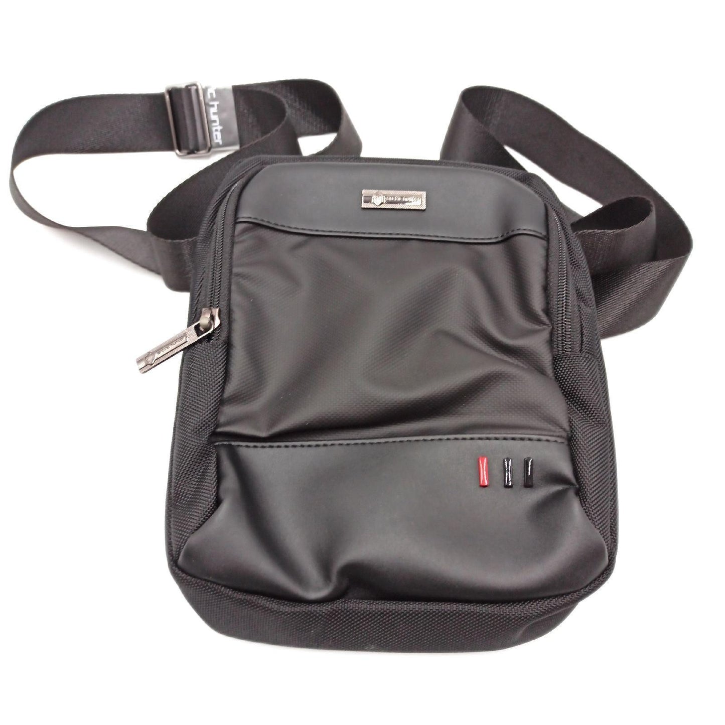 BAIGIO iPad 8 Zoll Schultertasche Nylon Umhängetasche Wasserabweisend Schwarz Stauraum Tablet Leicht_ADMIN