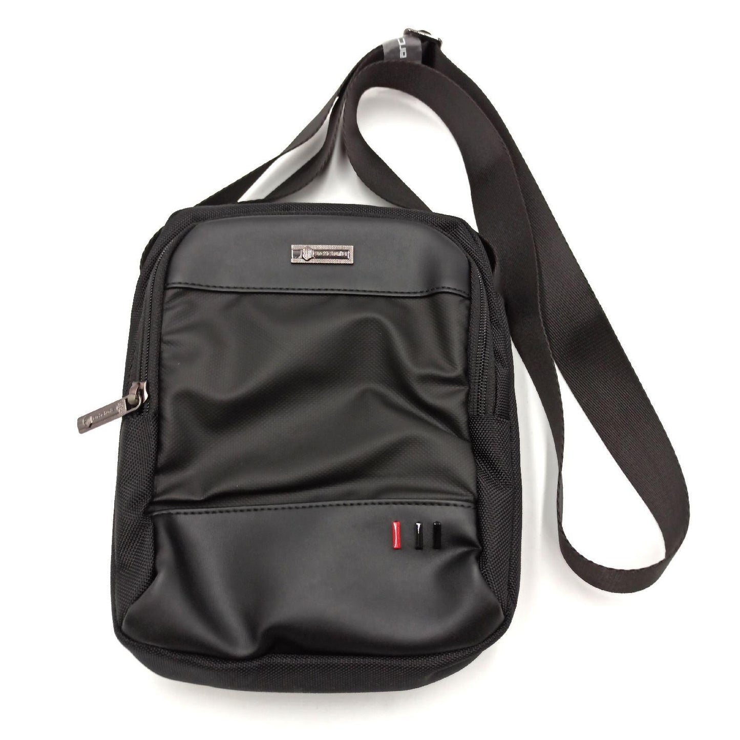 BAIGIO iPad 8 Zoll Schultertasche Nylon Umhängetasche Wasserabweisend Schwarz Stauraum Tablet Leicht_ADMIN