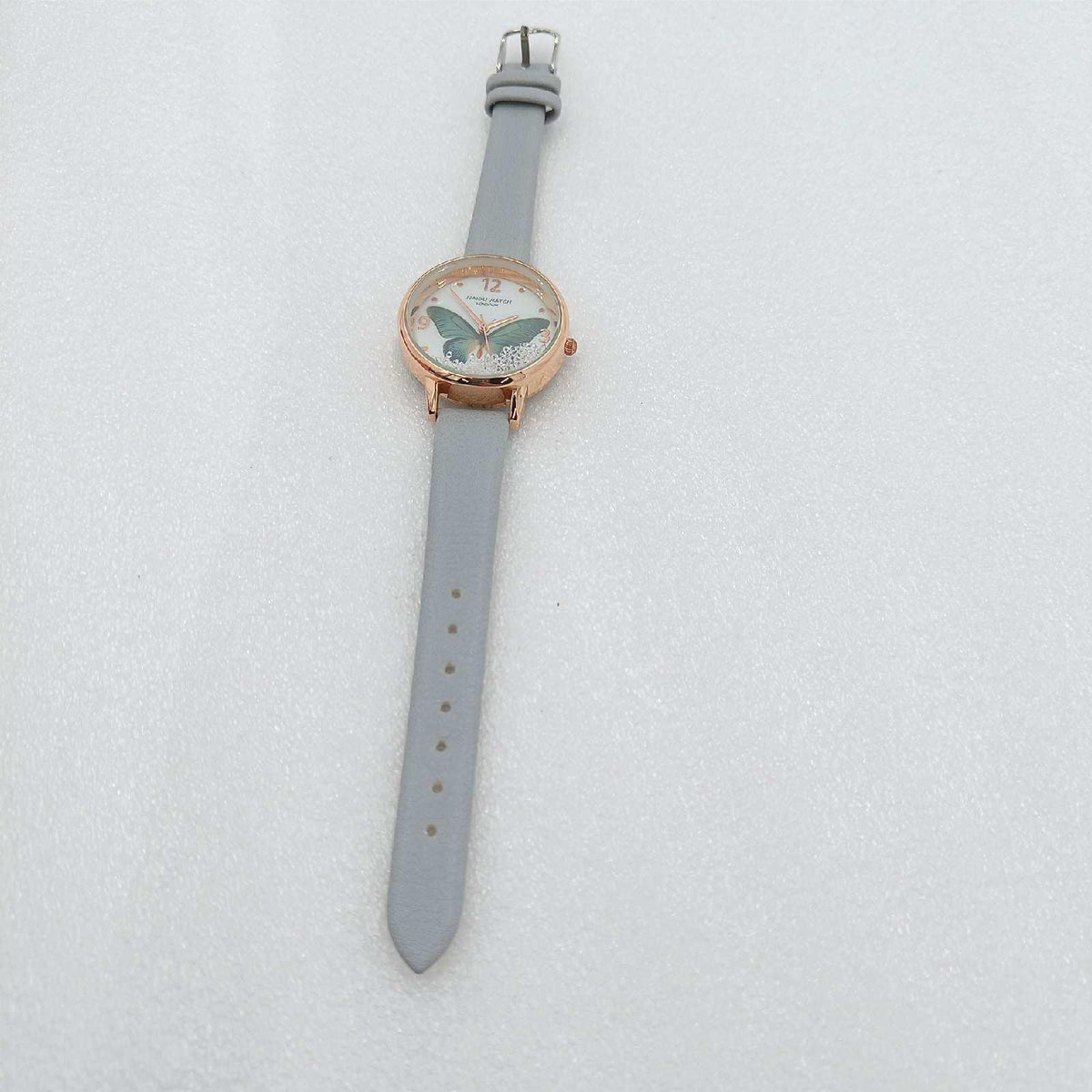 ManChDa Lederarmbanduhr Damenmode Uhren Schmetterling Muttertag Stilvolle