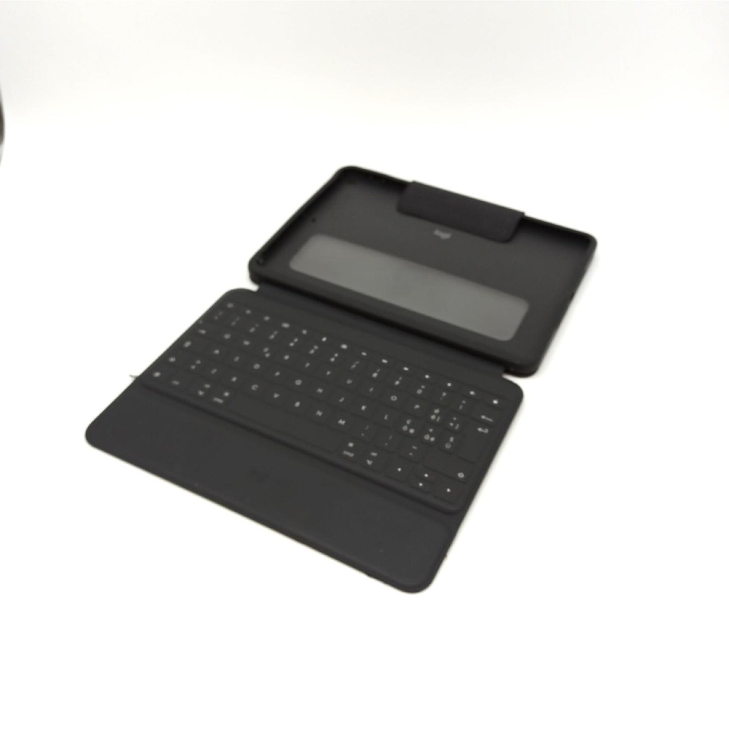Logitech Rugged Folio für iPad (7., 8. und 9. Generation) – Schutzcase mit Smart Connector und strapazierfähiger, Italienisches QWERTY-Layout- Schwarz