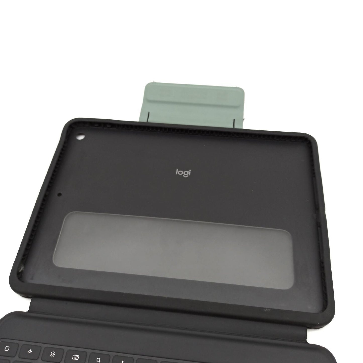 Logitech Rugged Folio für iPad (7., 8. und 9. Generation) – Schutzcase mit Smart Connector und strapazierfähiger, Italienisches QWERTY-Layout- Schwarz