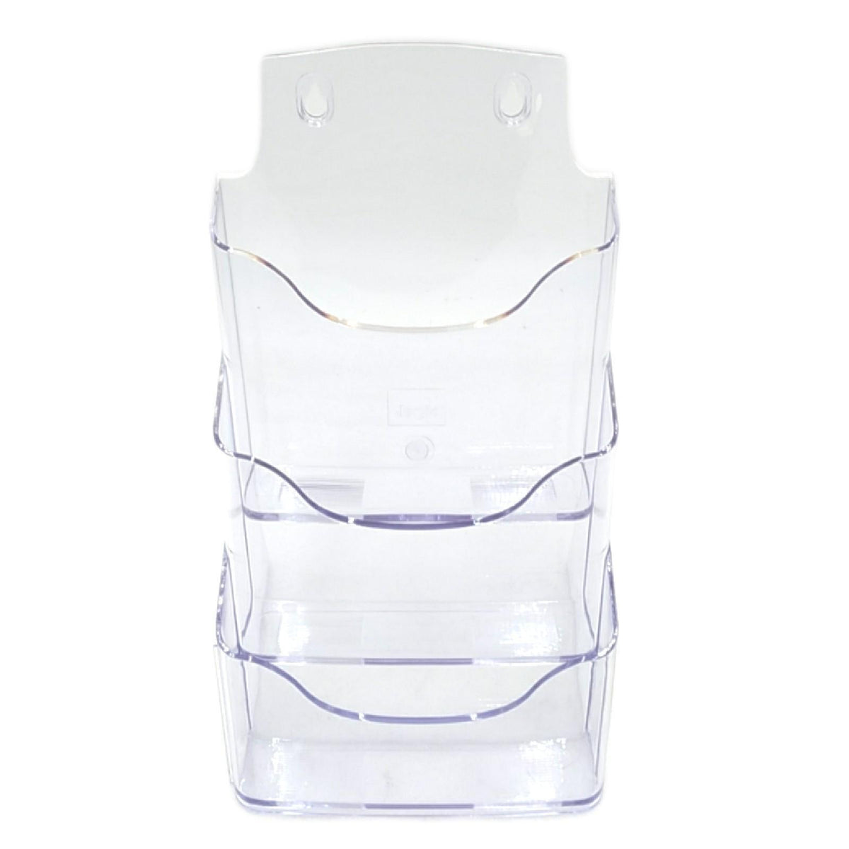 Sigel LH132 Prospekthalter DIN A5 3 Fächer Acryl transparent