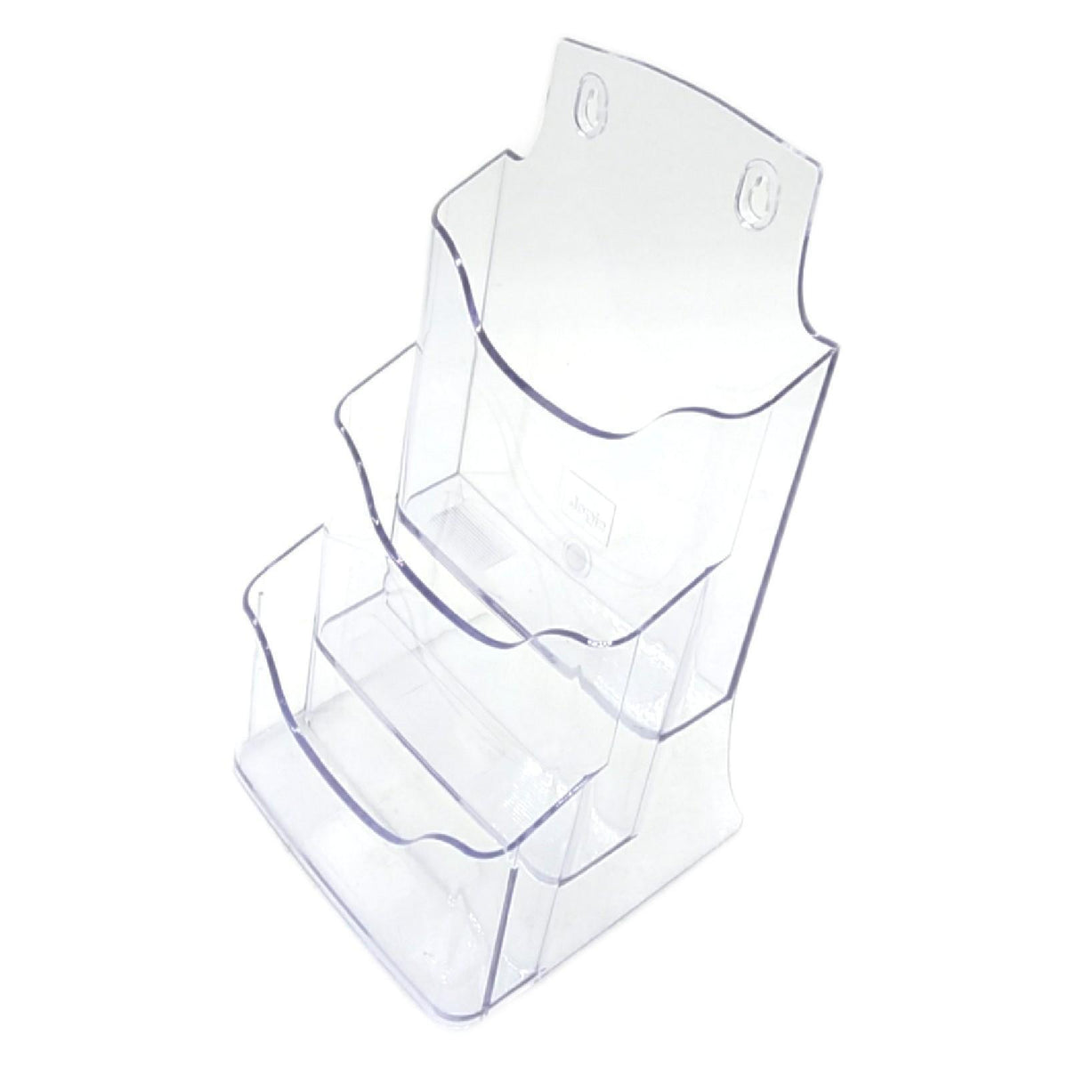 Sigel LH132 Prospekthalter DIN A5 3 Fächer Acryl transparent