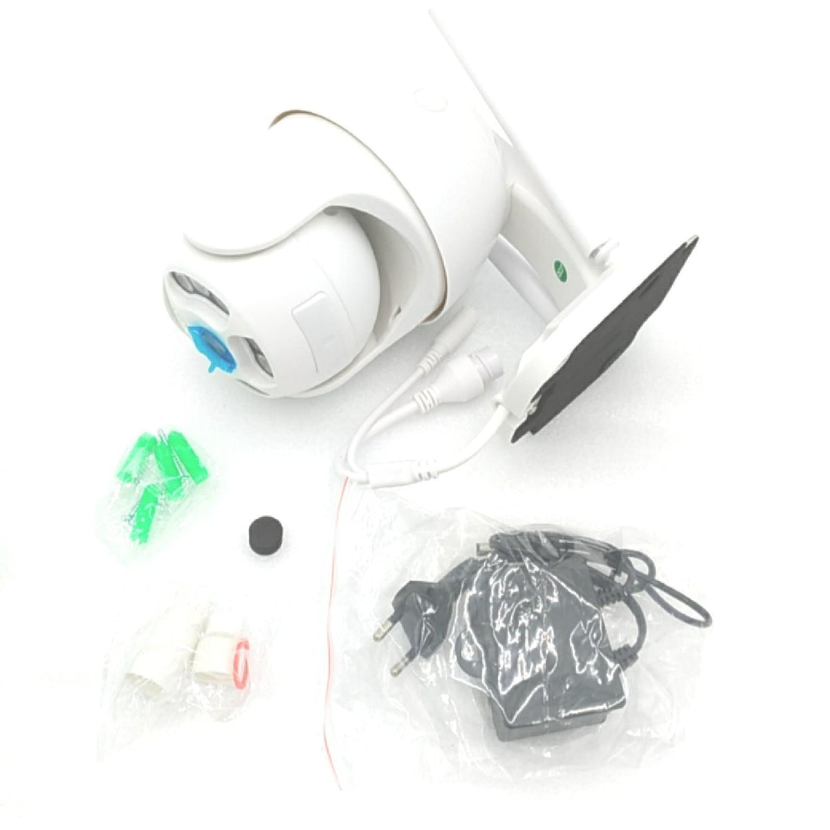 Überwachungskamera Outdoor WiFi 360 Grad Kamera Nachtsicht Kamera Outdoor IP Kamera Überwachungskamera Automatische Verfolgung Home Alarm Detektor Outdoor Motion WiFi Mikrofon Lautsprecher