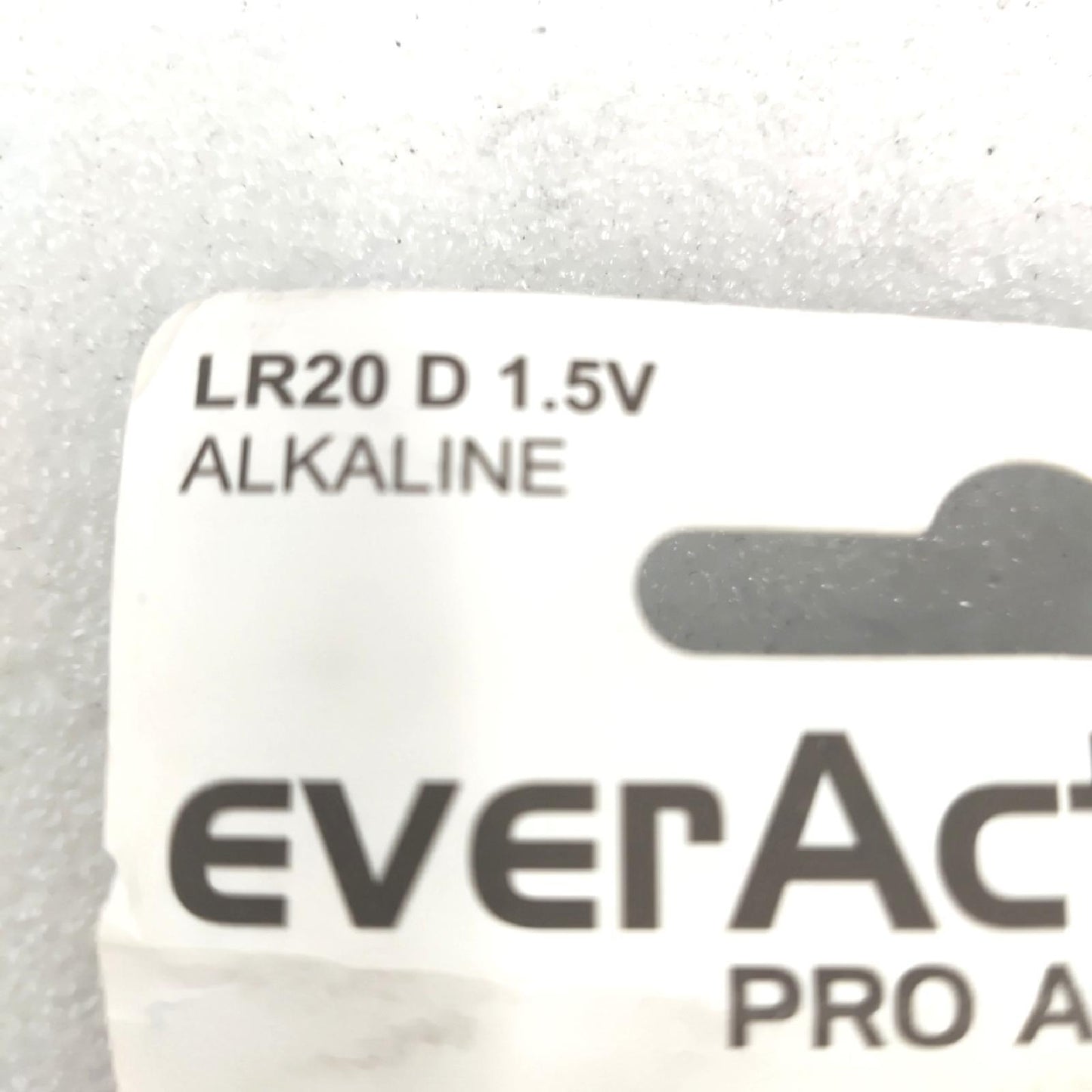 everActive D Batterien 2er Pack, Pro Alkaline, Mono LR20 R20 1.5V, höchster Leistung, 10 Jahre Haltbarkeit, 2 Stück – 1 Blisterkarte