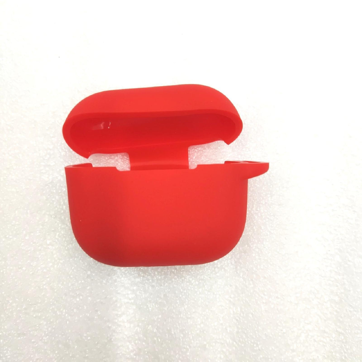 R fun Hülle AirPods Zubehör Case Cover Silikonhülle Schlüsselanhänger weiß robust