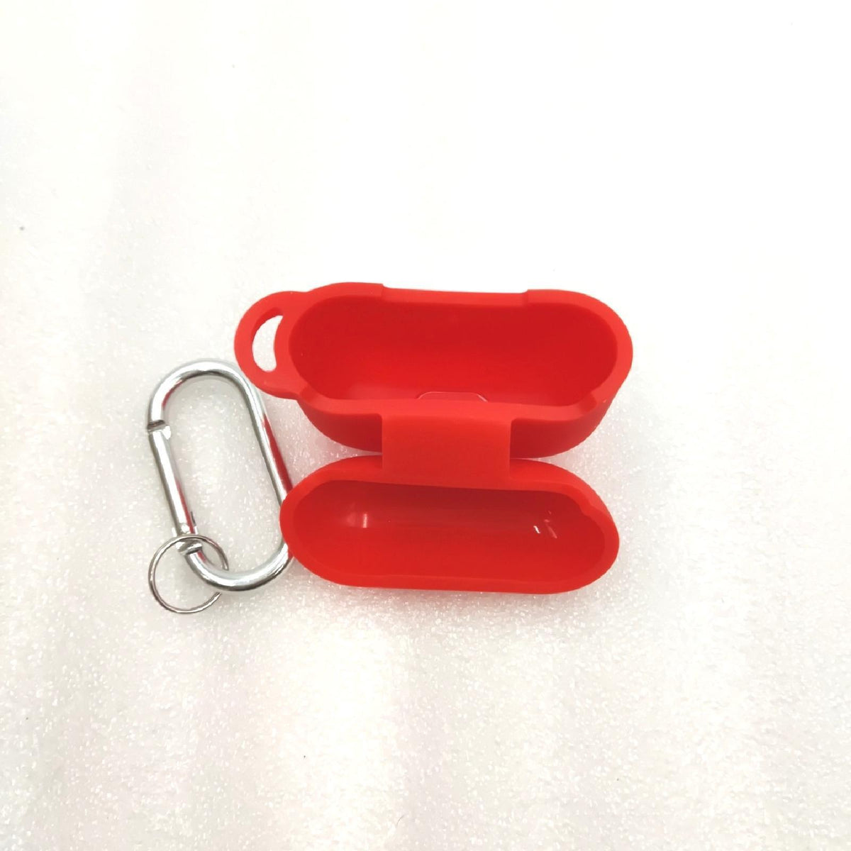 R fun Hülle AirPods Zubehör Case Cover Silikonhülle Schlüsselanhänger weiß robust