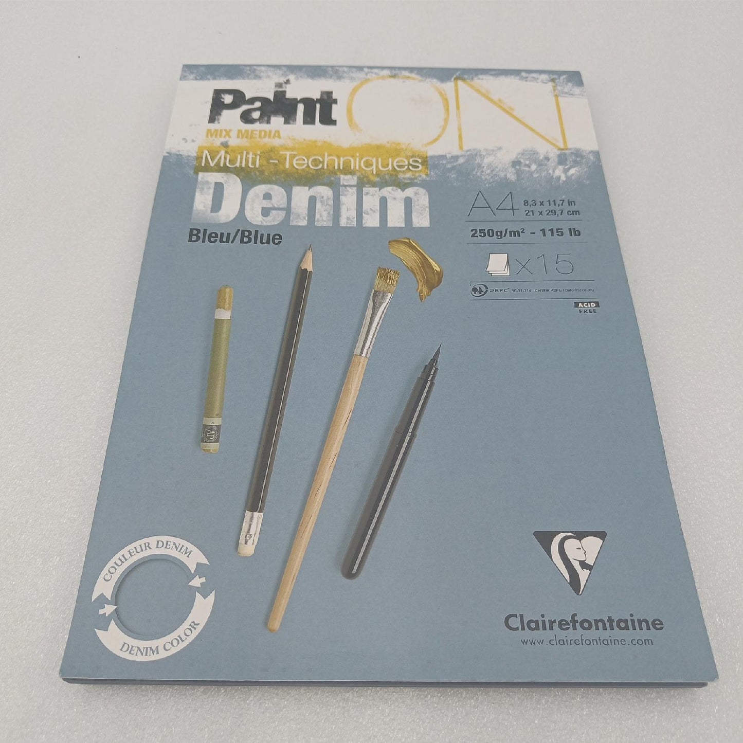 Clairefontaine Malblock Zeichenblock Malerei PaintOn 975701C Zeichenmaterial hochwertig