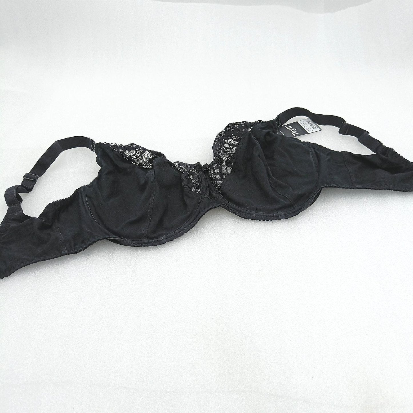 Teyli Damen Still BH - BH Bügel - BH Grosse Grössen Umstandskleidung mit Spitze - Still BH Große Brüste - Damen-BHS Stillen Schwarz 85J