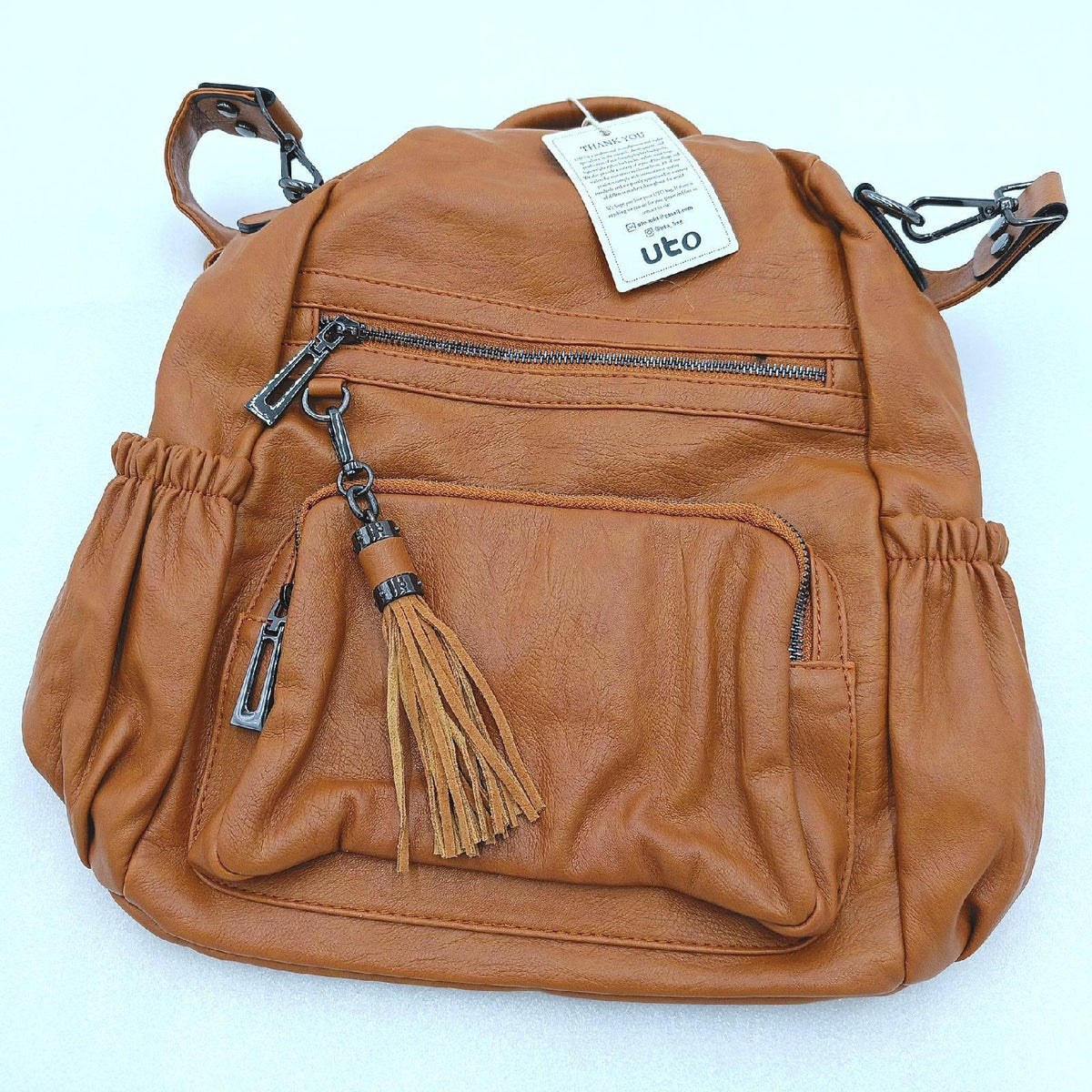UTO Damen Schultertasche Handtaschen Mode Schultertasche Synthetik Quasten Design Anti